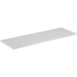 Homebase 90cm Matt White Melamine Shelf 2 Pack - thumbnail 3