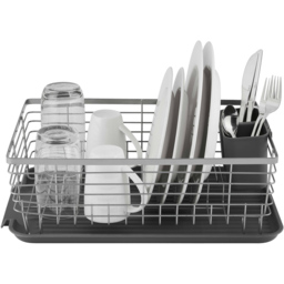 Tower Compact Dishrack with Cutlery - thumbnail 2