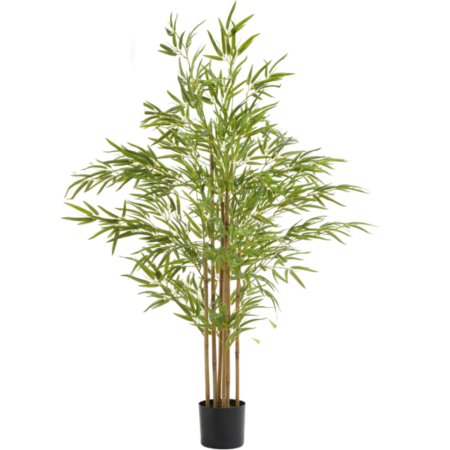 tectake Artificial Bamboo Plant in Pot 150cm - image 1