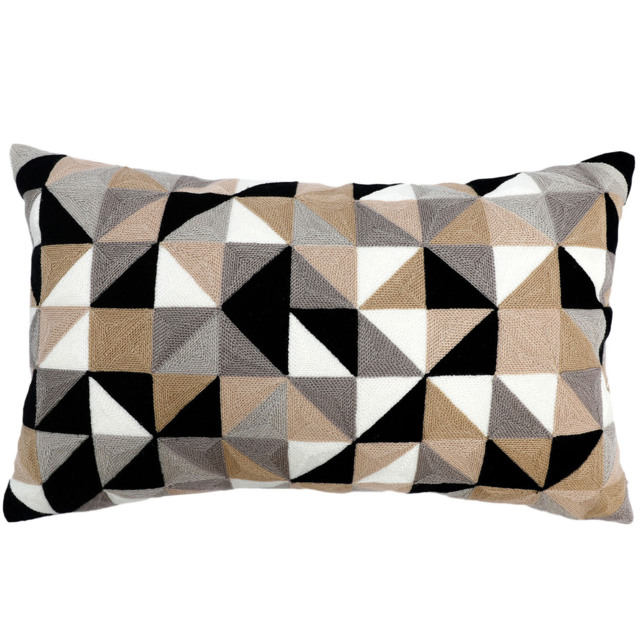 Monochrome Austin Geo Cushion 50 x 30cm - image 1