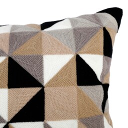 Monochrome Austin Geo Cushion 50 x 30cm - thumbnail 3