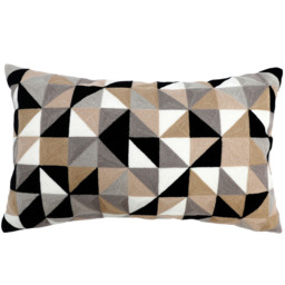 Monochrome Austin Geo Cushion 50 x 30cm - thumbnail 1