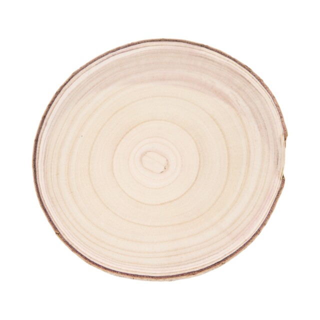 Wooden Log Decoration Natural 26cm - image 1