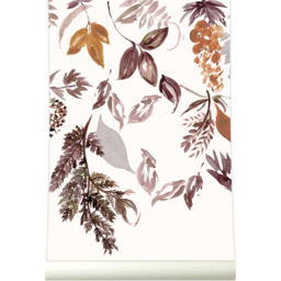 Grandeco Roomblush Foliage Garland Ochre 4 Lane Wall Mural - thumbnail 3