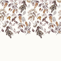 Grandeco Roomblush Foliage Garland Ochre 4 Lane Wall Mural - thumbnail 2