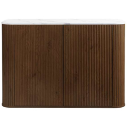 Birlea Kagu 2 Door Walnut Sideboard - thumbnail 3