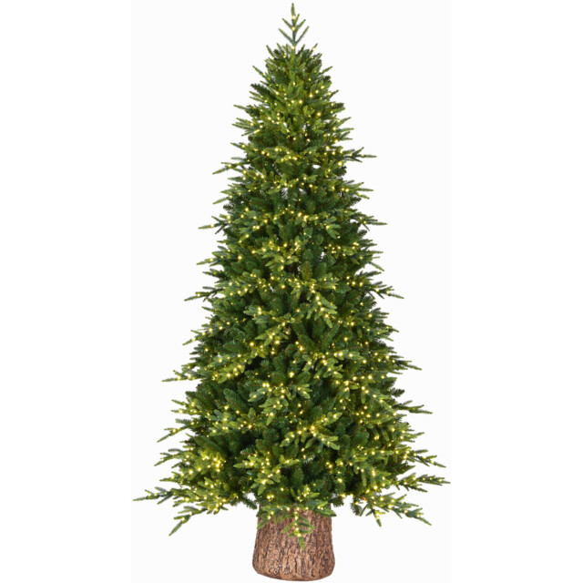 Green Dynasty Super Fir Pre-Lit Artificial Christmas Tree 7ft - image 1