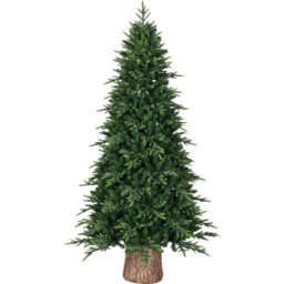 Green Dynasty Super Fir Pre-Lit Artificial Christmas Tree 7ft - thumbnail 3