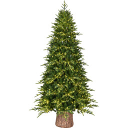 Green Dynasty Super Fir Pre-Lit Artificial Christmas Tree 7ft - thumbnail 2