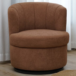 Halle Brown Swivel Accent Chair
