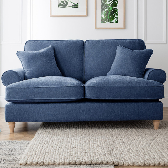 The Victoria 2 Seater Navy Sofa - image 1