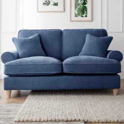 The Victoria 2 Seater Navy Sofa - thumbnail 1