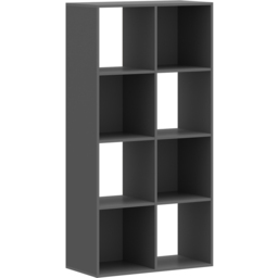 Flexi Storage 8 Shelf Grey Compact Cube Storage Unit - thumbnail 2