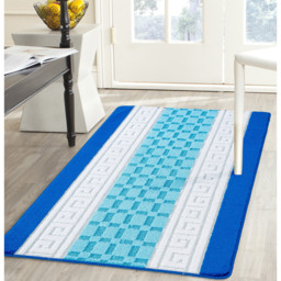 Smart Living Blue Non-Slip Door Mat with Gel Backing 40 x 60cm - thumbnail 3