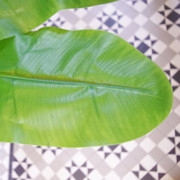 Leaf Tropical Banana Artificial Tree Pot with Copper Metal Planter 182cm - thumbnail 3
