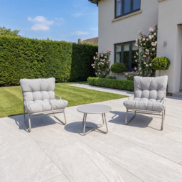 Artemis Home Calmo Beige 2 Seater Patio Conversation Set - thumbnail 3