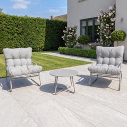 Artemis Home Calmo Beige 2 Seater Patio Conversation Set - thumbnail 1
