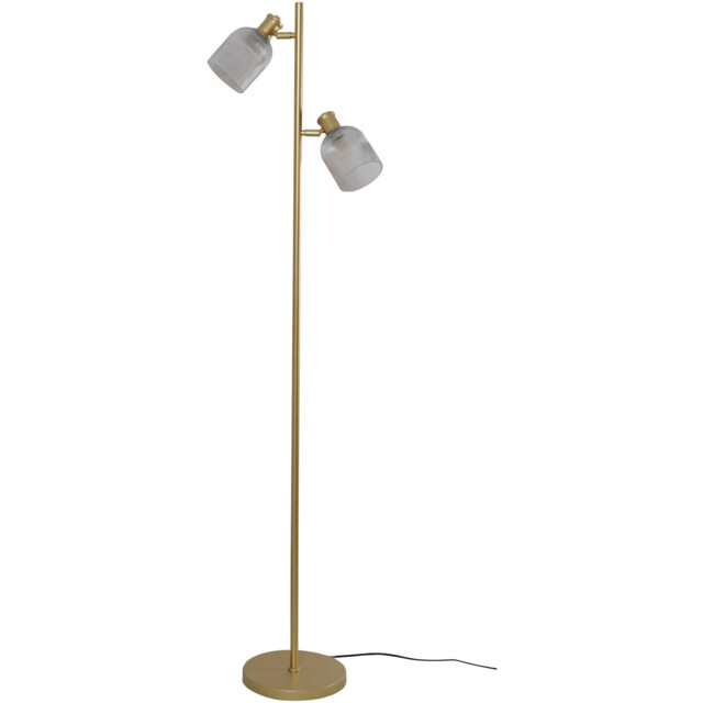 Sorrento 2 Light Gold Floor Lamp - image 1