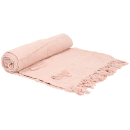 Eboni Tassel Throw Blush - thumbnail 4