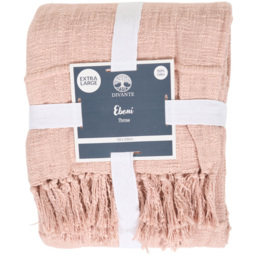 Eboni Tassel Throw Blush - thumbnail 2