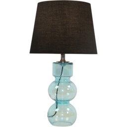Harris Glass Brown and Blue Table Lamp