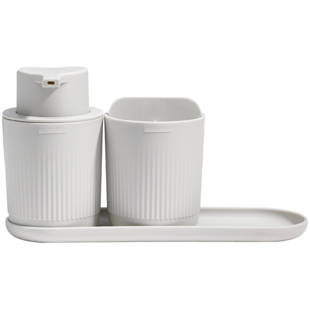 ReBorn Stone Effect Recycled Plastic Bathroom Set 3 Piece - image 1