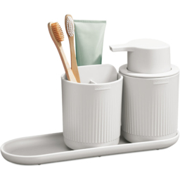 ReBorn Stone Effect Recycled Plastic Bathroom Set 3 Piece - thumbnail 4