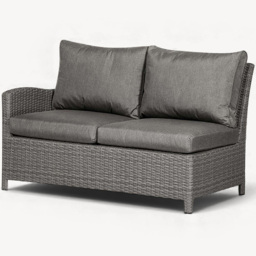 Royalcraft Paris 7 Seater Square Firepit Dining Set Grey - thumbnail 4