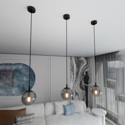 Emibig Cosmo Graphite Shade Black E14 LED Pendant Lamp - thumbnail 2