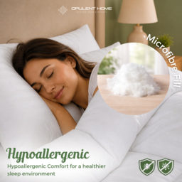 Opulent Home White Single Summer Hollowfibre Duvet 3 Tog - thumbnail 3