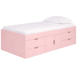 Kidsaw Captains Single Pink Cabin Bed with Storage - thumbnail 2