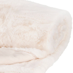 Divante White Rabbit Faux Fur Medium Throw 127 x 152cm - thumbnail 3