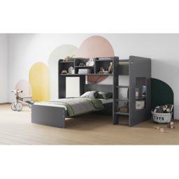 Flair Wizard Grey Single L-Shaped Bunk Bed - thumbnail 3