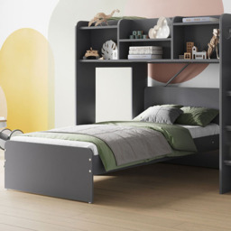Flair Wizard Grey Single L-Shaped Bunk Bed - thumbnail 2