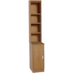 R White Cabinets Single Door Brown Height Cupboard with Hutch - thumbnail 2