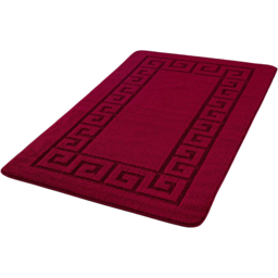 Smart Living Red Plain Non-Slip Mat with Gel Backing 60 x 110cm
