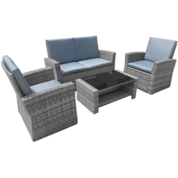 Furniture One 4 Seater Rattan Garden Sofa Set - thumbnail 2