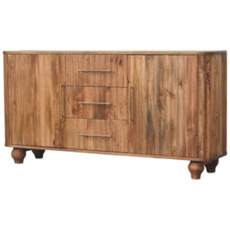 Artisan Furniture Montara Brown 2 Door 3 Drawer Solid Wood Sideboard - thumbnail 3
