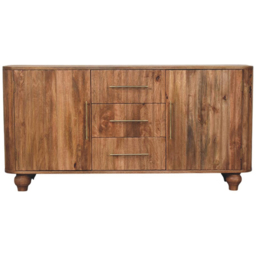 Artisan Furniture Montara Brown 2 Door 3 Drawer Solid Wood Sideboard - thumbnail 2