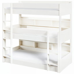 Noomi Clara White Triple Bunk Bed - thumbnail 2