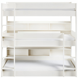Noomi Clara White Triple Bunk Bed - thumbnail 3