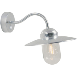 Nordlux Luxembourg Galvanised Outdoor Wall Light with Sensor
