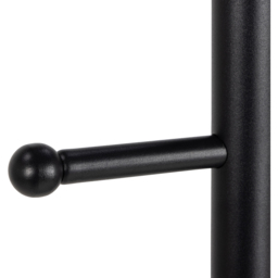 Florence Aspen Matt Black Coat Hanger - thumbnail 4