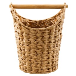 Bathstore Wicker Toilet Roll Basket Natural
