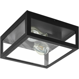 EGLO Amezola 2 Light Caged Wall or Ceiling Light - thumbnail 1