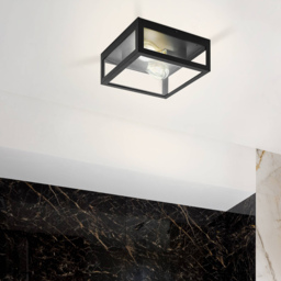 EGLO Amezola 2 Light Caged Wall or Ceiling Light - thumbnail 2