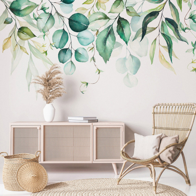 A.S Creation Acquarell Leaves Digital Wall Mural - image 1