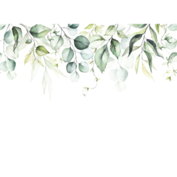A.S Creation Acquarell Leaves Digital Wall Mural - thumbnail 2