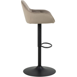 Florence Brooke Beige Height Adjustable Swivel Bar Stool Set of 2 - thumbnail 4