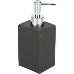 Bathstore Denver Black Stone Finish Soap Dispenser